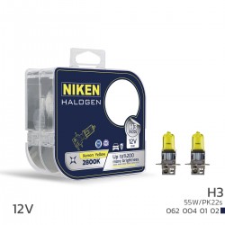 Nıken 12v H3 55w Sarı Işık Ampul 2800k